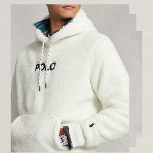 Polo‎ Ralph Lauren Fleece Hoodie white